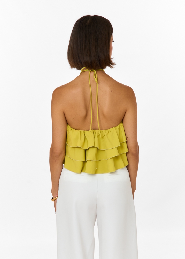Mia halter top groen