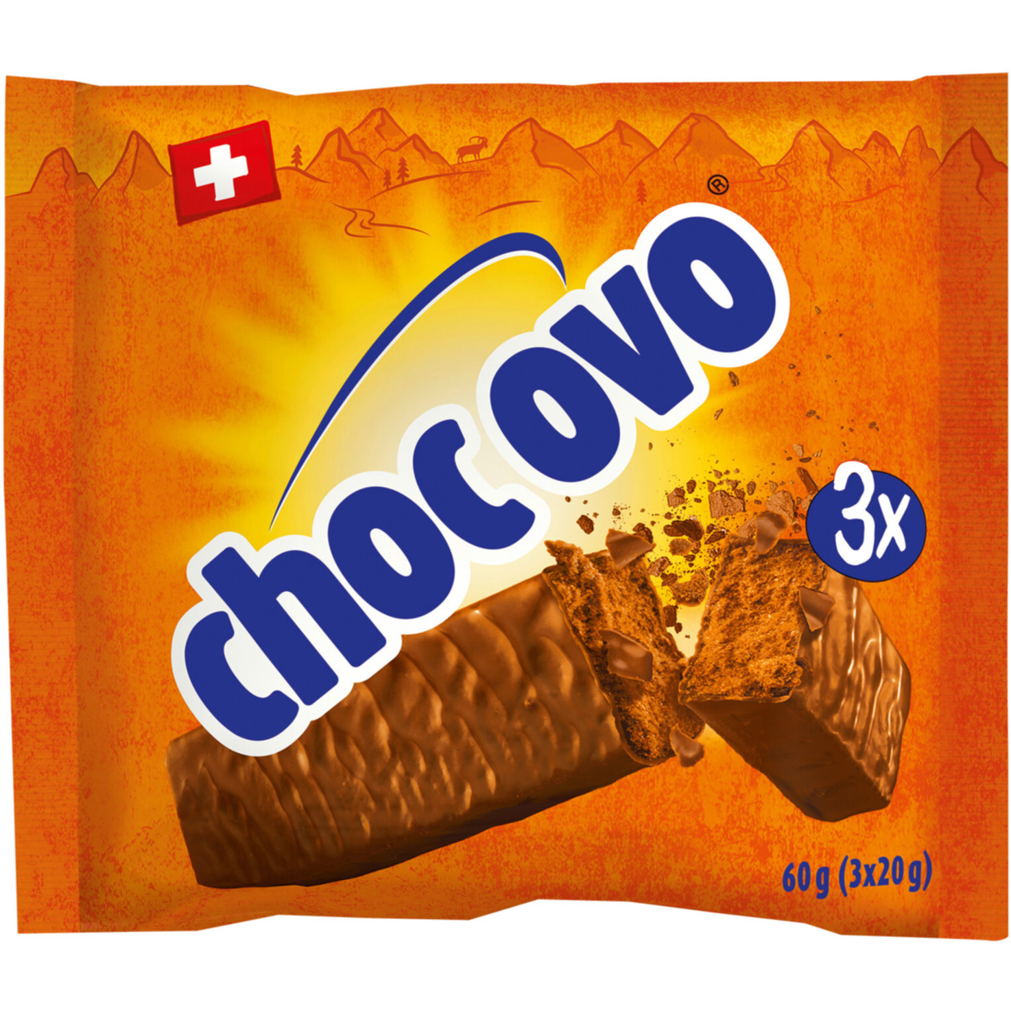 Ovomaltine Choc Ovo Riegel 3x20g
