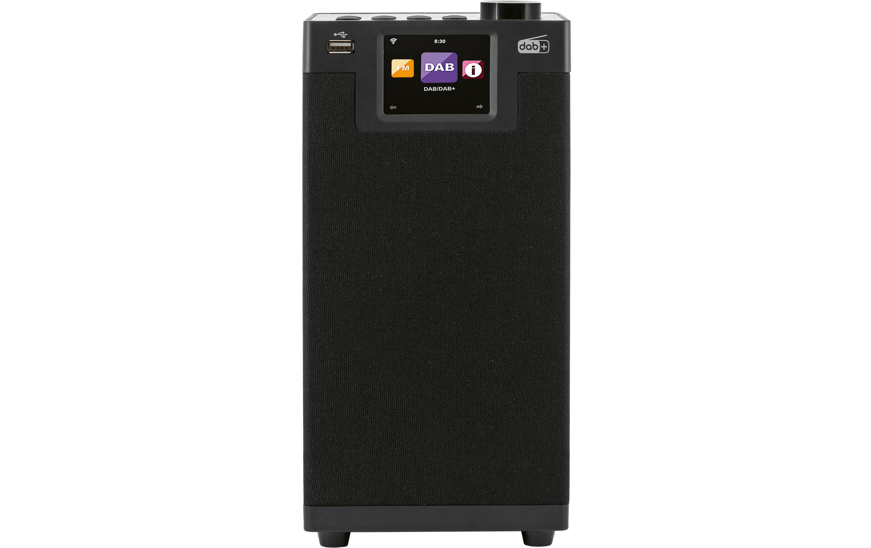 Internet Radio Dabman i610 Schwarz<br>Grosser Multifunktionsradio mit DAB+, FM und Internetradio
