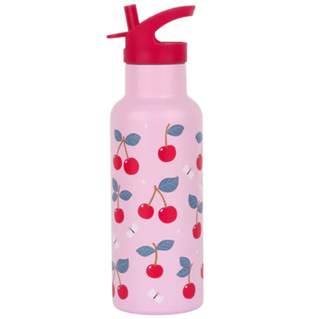 a little lovely company rvs drinkfles kersen - 500 ml