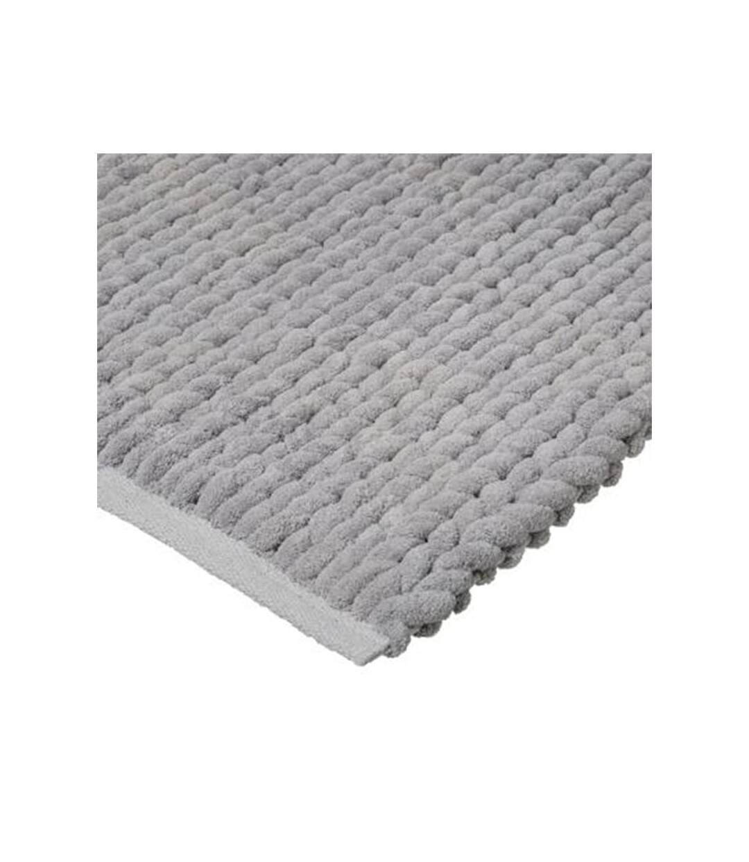 Tapis de Salle de Bain Épais 50x75cm Gris