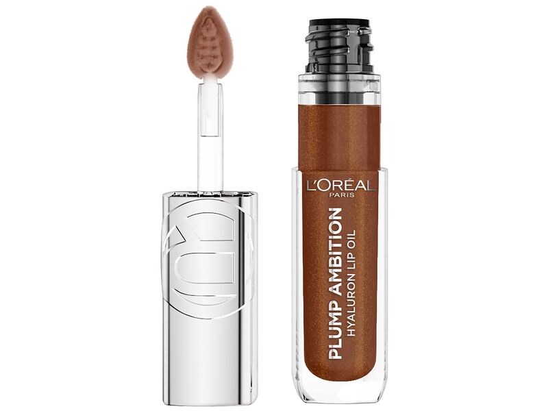 L'Oréal Paris Lip Gloss Plump Ambition Hyaluron 510 La Nuit Lippenöl macht die Lippen voller und weicher in nur einem Wisch