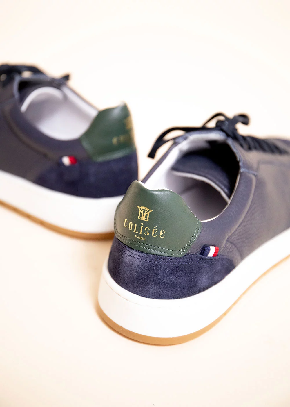 SNEAKERS REMO CUIR NAVY