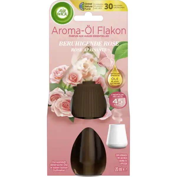 Fühl dich wohl Aroma-Öl Flacon Nachfüller Beruhigende Rose