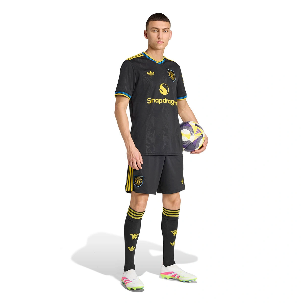Calções adidas Manchester United Terceiro Equipamento 2025-2026