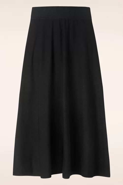 Banned Retro Knit dream rok in zwart