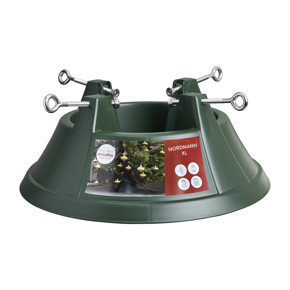 Good(s) factory - Kerstboomstandaard - Groen - 53x53x20.5 cm