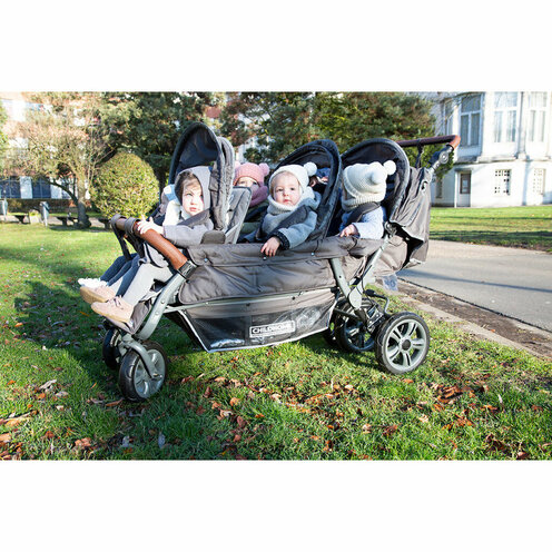 Poussette Sixseater Anthracite - CHILDHOME