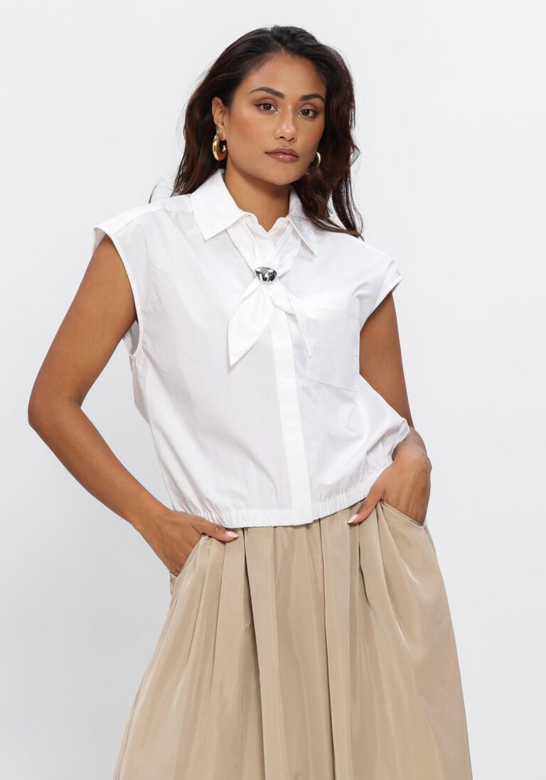 witte dante6 blouses alcon scarf detailed shirt