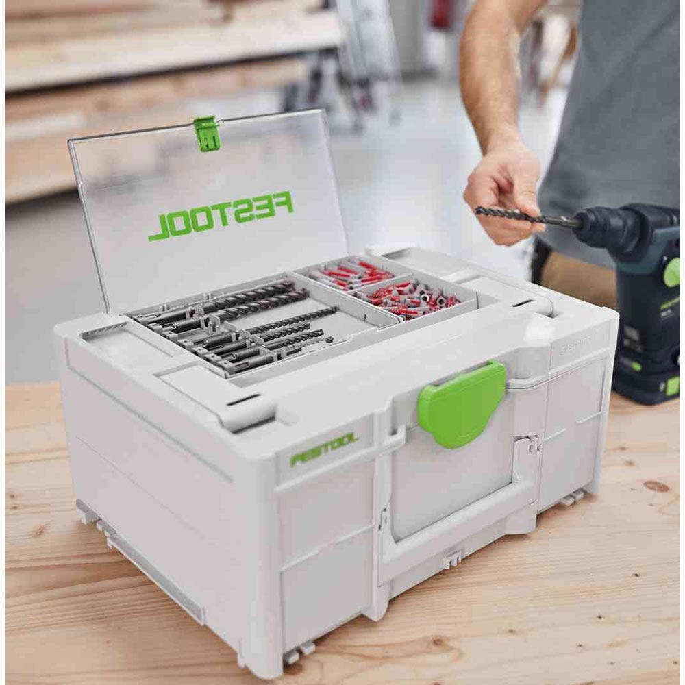 FESTOOL Systainer3 SYS 3 Médio 237mm x 396mm com Tampa de Armazenamento 577348