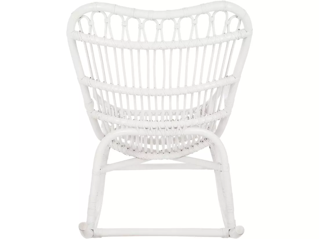 Fauteuil à bascule Manchester en Rotin