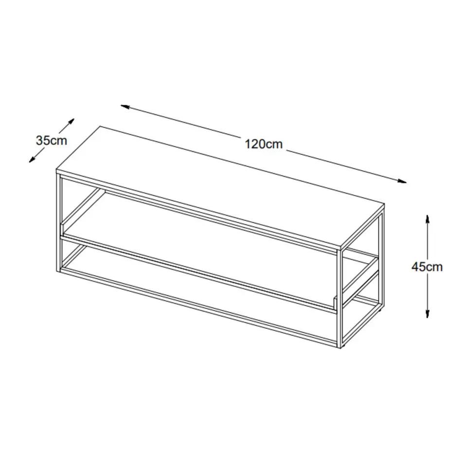 Nordic Home - Jonah bankje - 120 cm