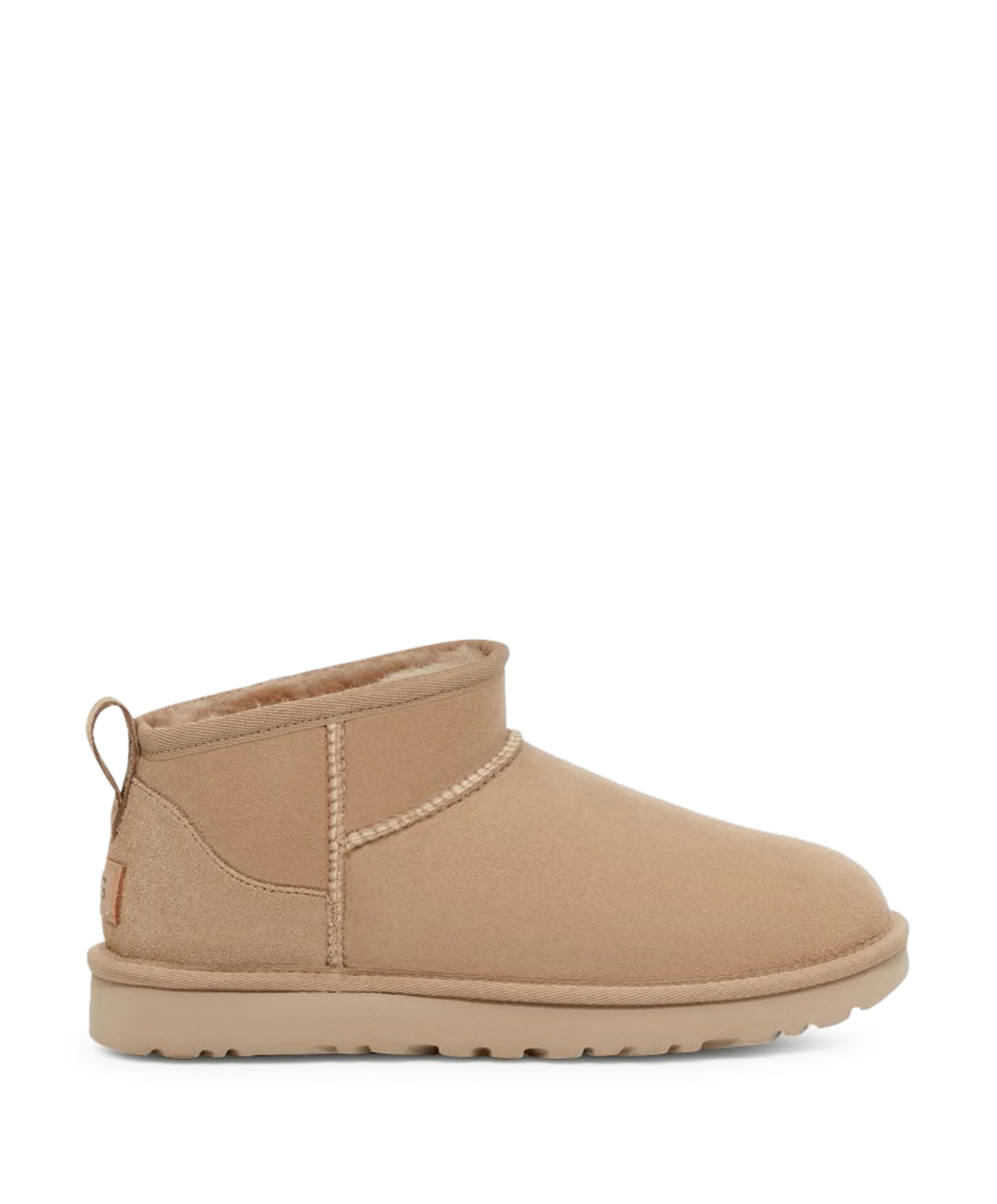 Ugg W classic ultra mini dames enkellaarzen beige