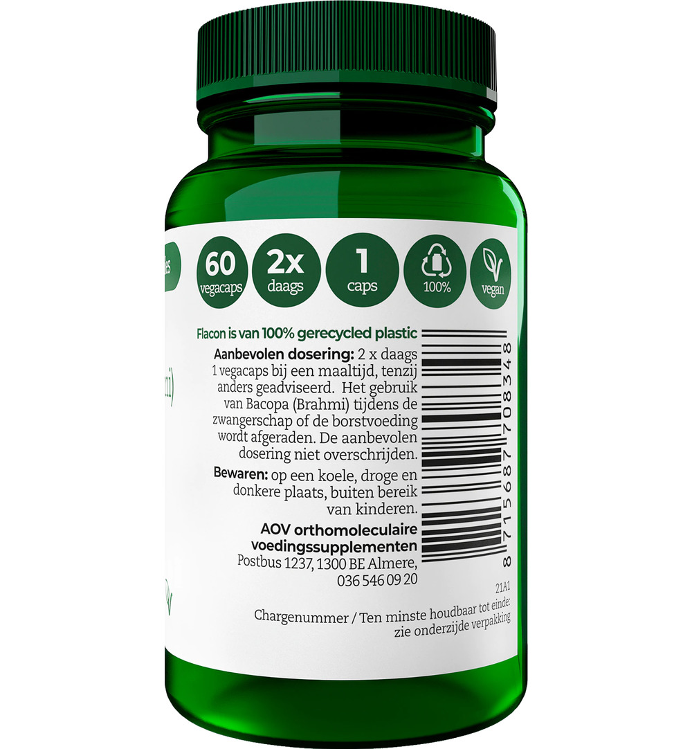 Aov 834 Bacopa (60 vega capsules)