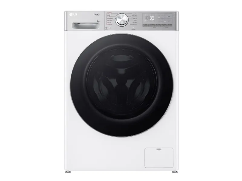 LG F2WR909P3W - Vaskemaskine - Wi-Fi - bredde: 60 cm - dybde: 53.5 cm - højde: 85 cm - frontbetjening - 9 kg - 1200 rpm - hvid