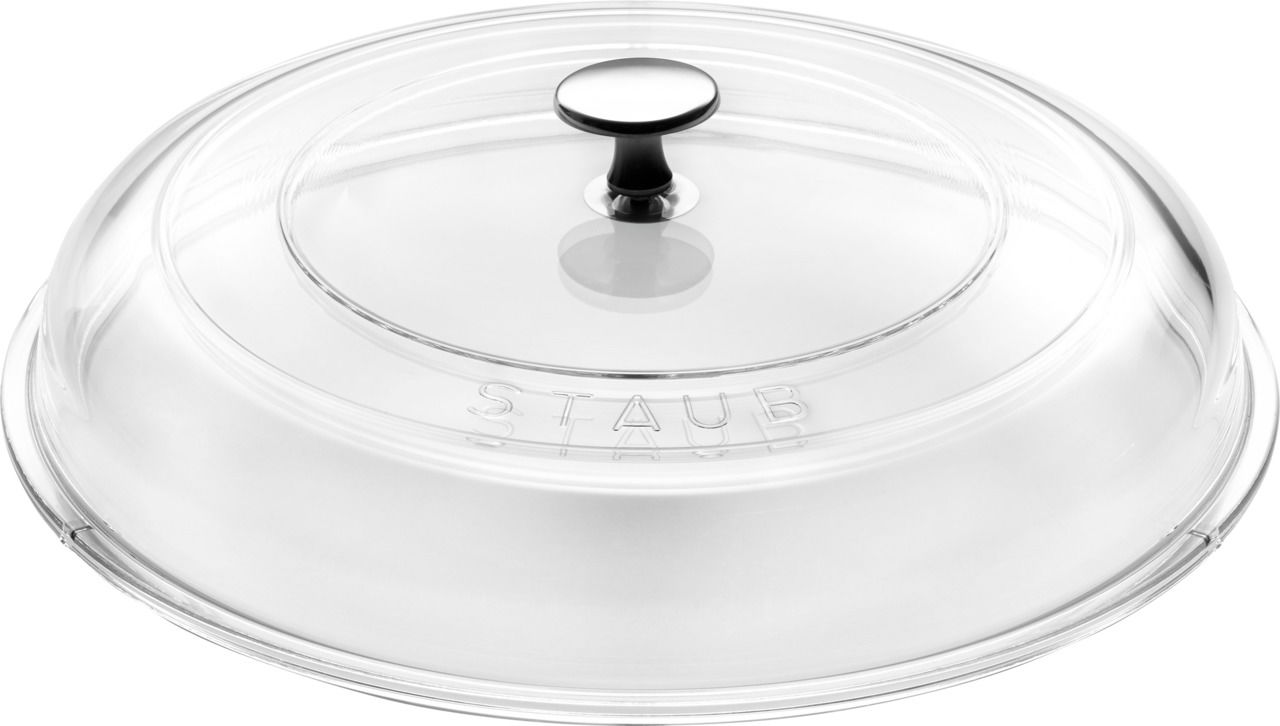 Staub Bräter mit Glasdeckel 28cm rot