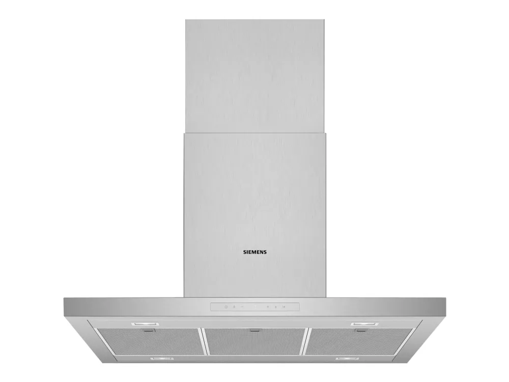 Siemens iQ500 LF97BCP50 - Hætte - frithængende - bredde: 89.8 cm - dybde: 60 cm - udtrækning og recirkulation (-) - med intern motor - rustfrit stål