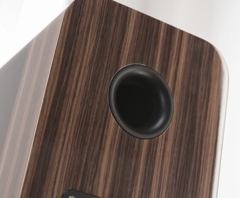 Q Acoustics Concept 300 Noir & Noyer (la paire) Enceintes bibliothèque