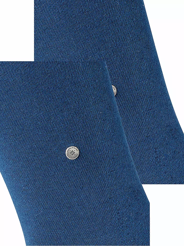BURLINGTON Herren Socken EVERYDAY 2-er Pkg. 40-46 light denim blau