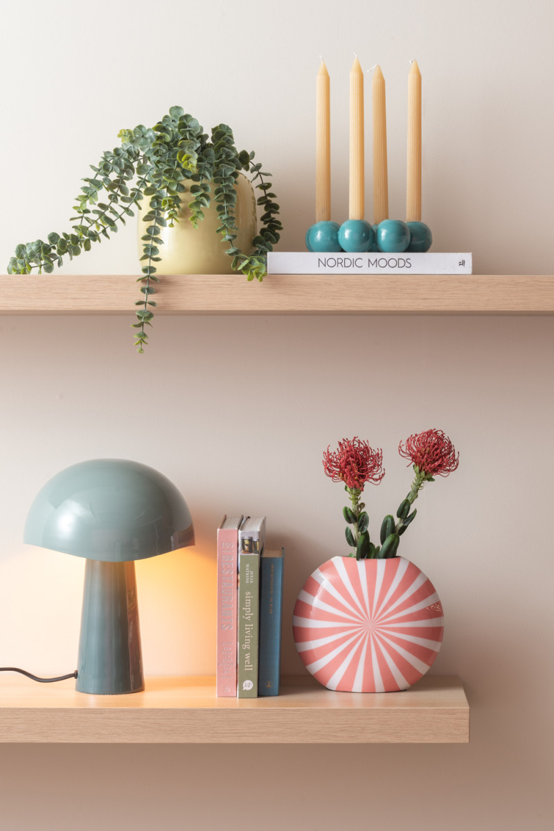 Candle Holder Bubbles Round