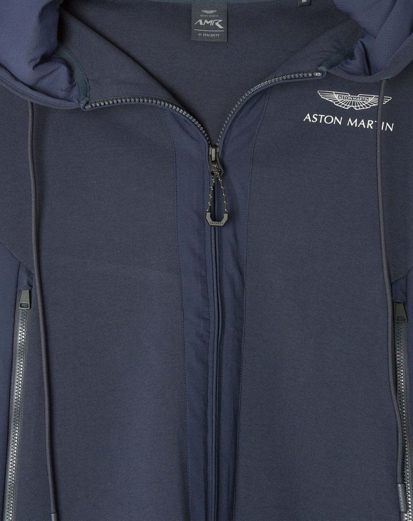 Hackett London Sweat zippé Aston Martin Racing bleu marine