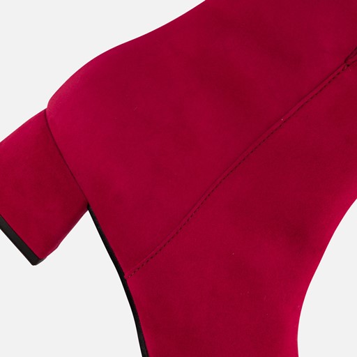 Gabor Enkellaarsjes rood Suede