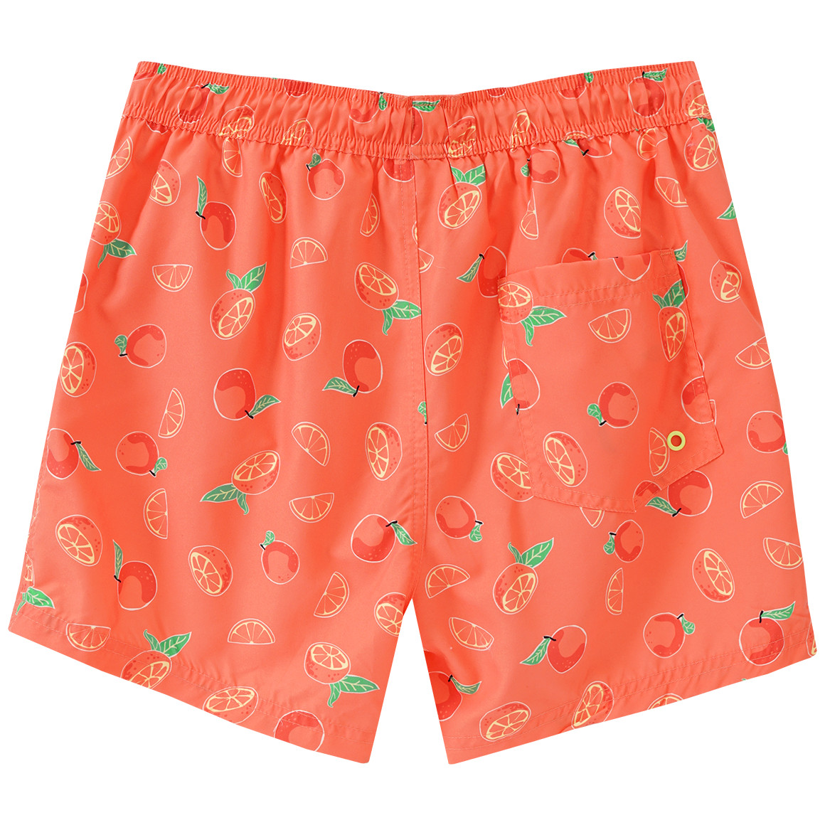 Famy Jungen Badeshorts mit Allover-Print hellorange