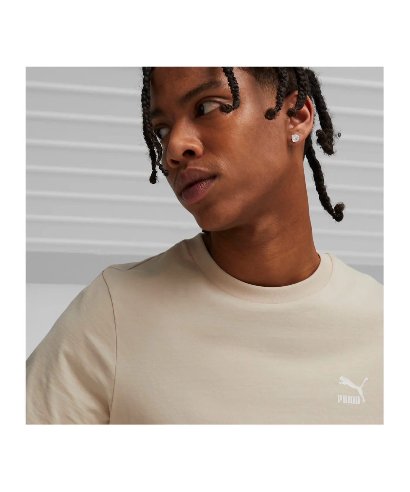 PUMA Classics Small Logo T-Shirt Braun F88
