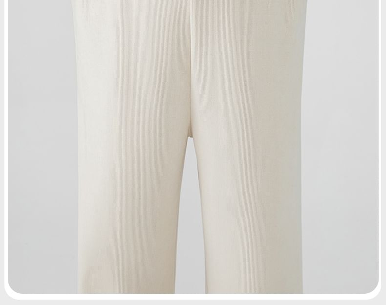 Empressa - Zwangerschapsbroek met hoge taille en wijde pijpen