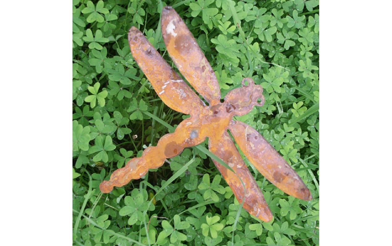 Gartenstecker Libelle auf Stab, 50 cmGartendeko zum Stecken