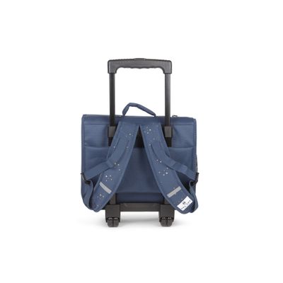 Cartable réversible à roulettes Star Blue - 38 cm - 2 compartiments - bleu - Pol Fox
