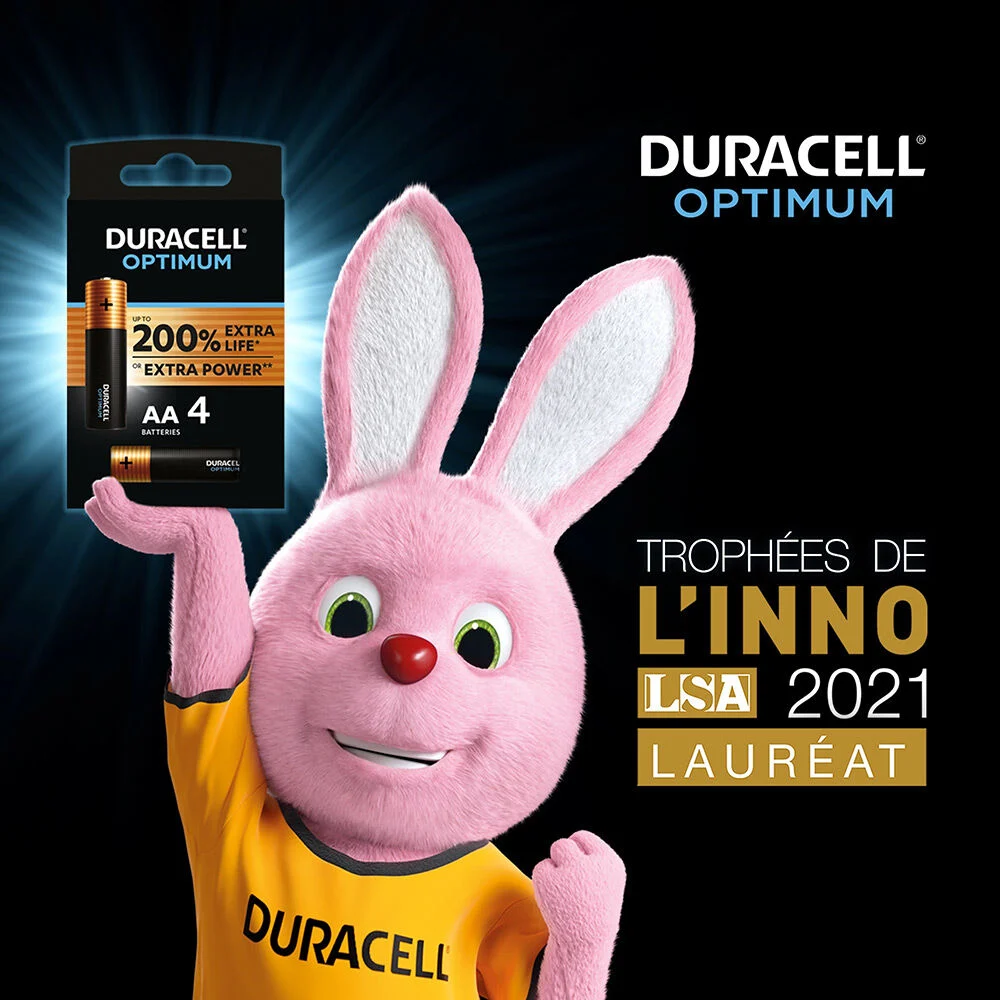 Pile Duracell Optimum AA LR06 x4