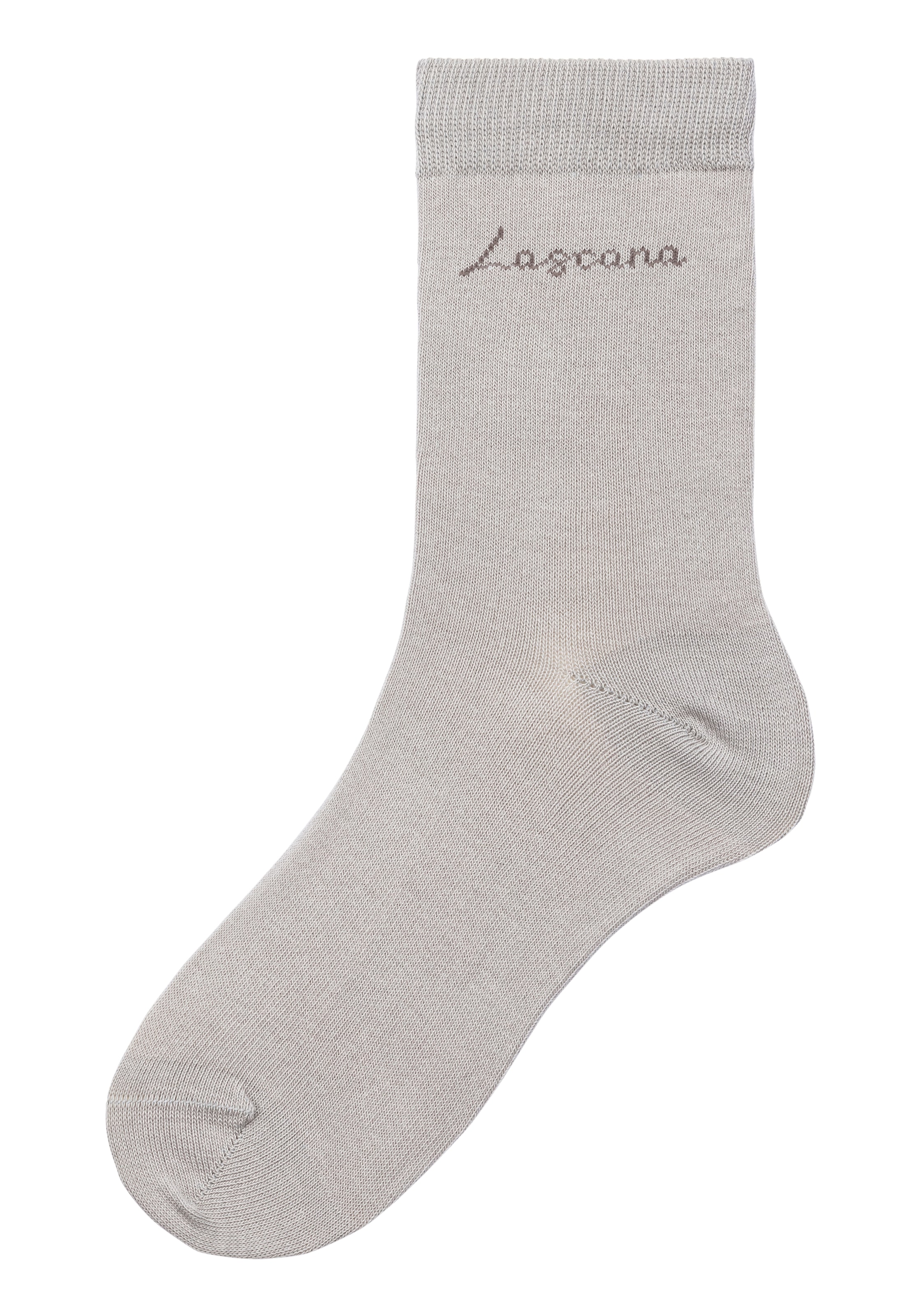 LASCANA Basicsocken Box, 4 Stk. tlg. in ansprechender Geschenkbox