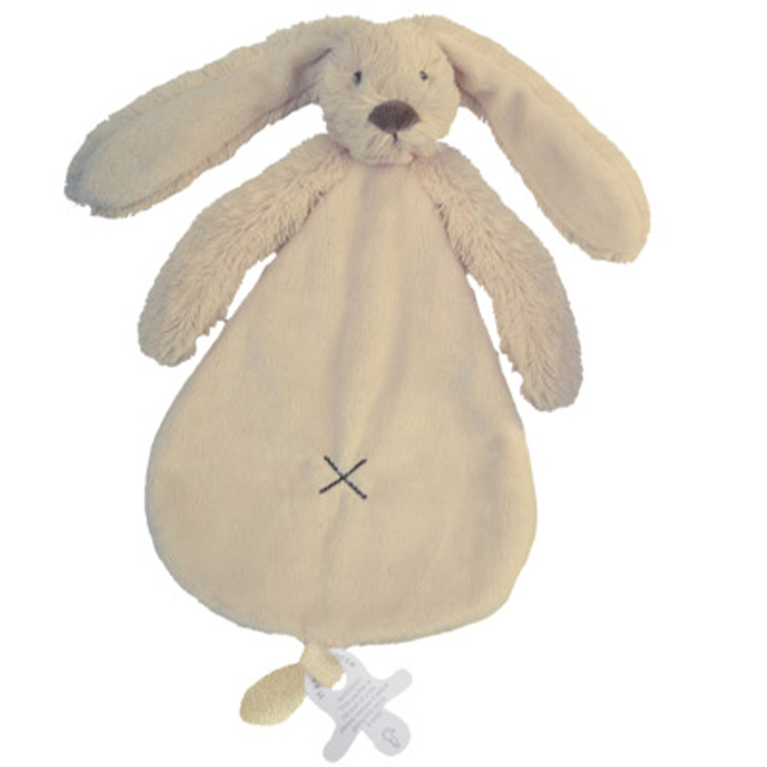 happy horse knuffeldoek konijn richie - beige - 25 cm