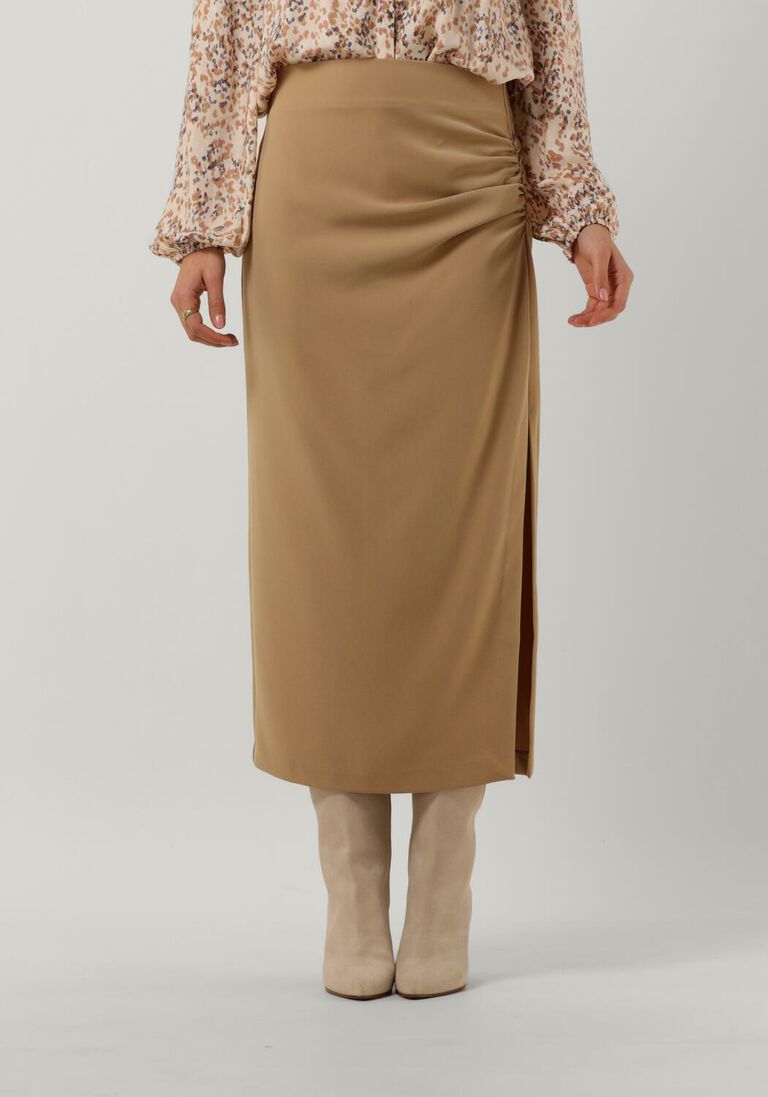 SECOND FEMALE bruine second female midirok fique skirt
