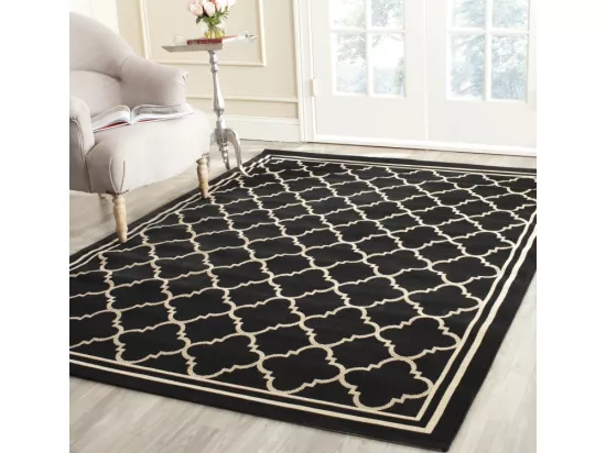 Tapis Black & Beige 79 X 152 cm - Bleeker
