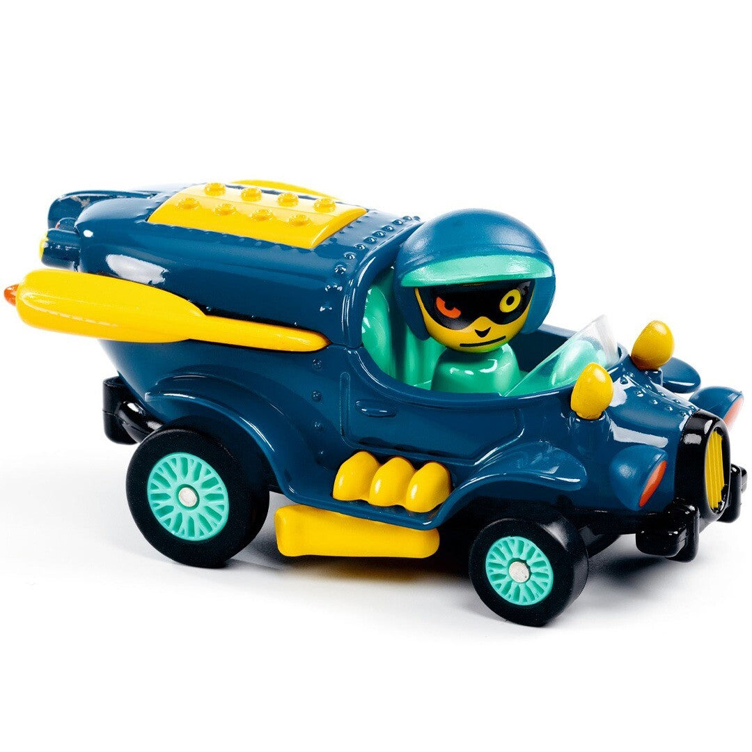Djeco crazy motors auto navy flying