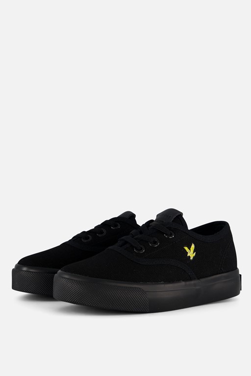 Lyle & Scott Wick Sneakers zwart Canvas