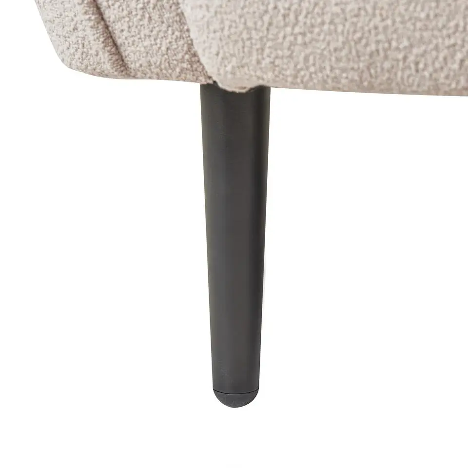 CHEVANNES - Chaise longue - Beige - Polyester