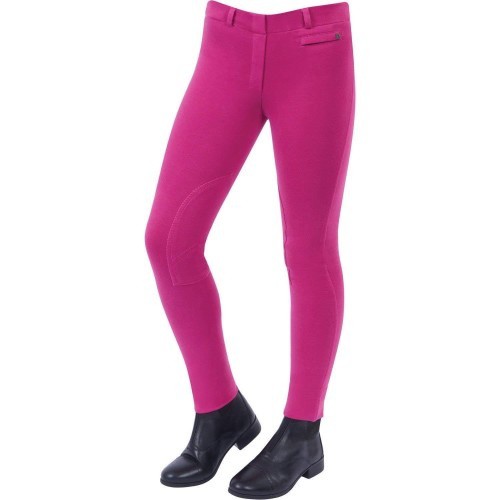 Calças de montaria Supa-fit com reforço nos joelhos para mulheres, rosa