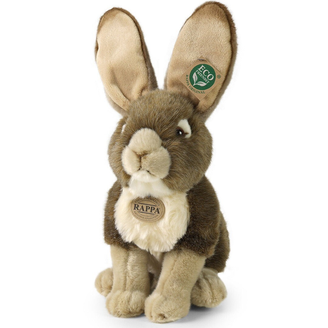 Rappa knuffelhaas zittend - 30 cm