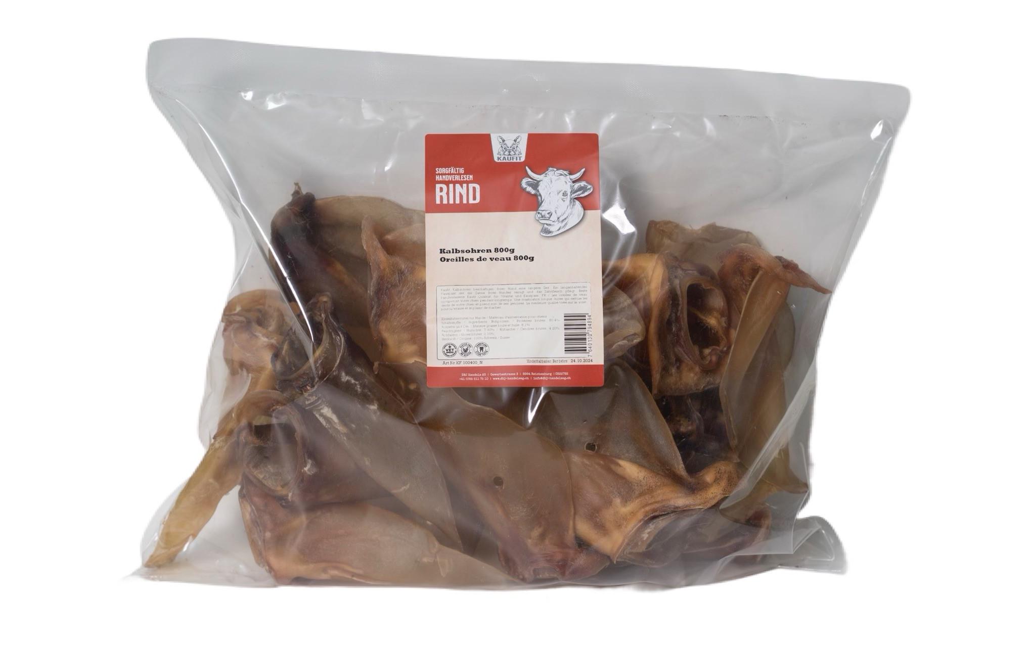 Kalbsohren, 800 gKausnack