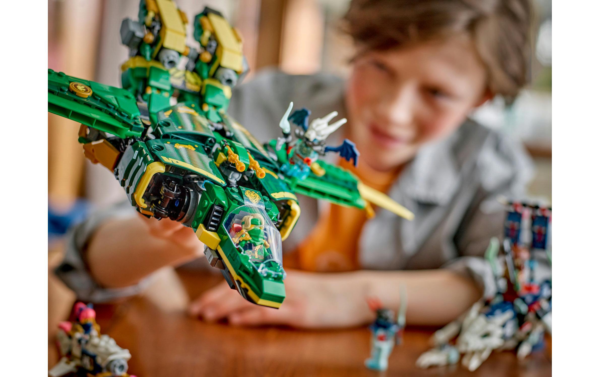 Ninjago Lloyds Jet-Mech 71845Ninja-Spielzeug für Kinder
