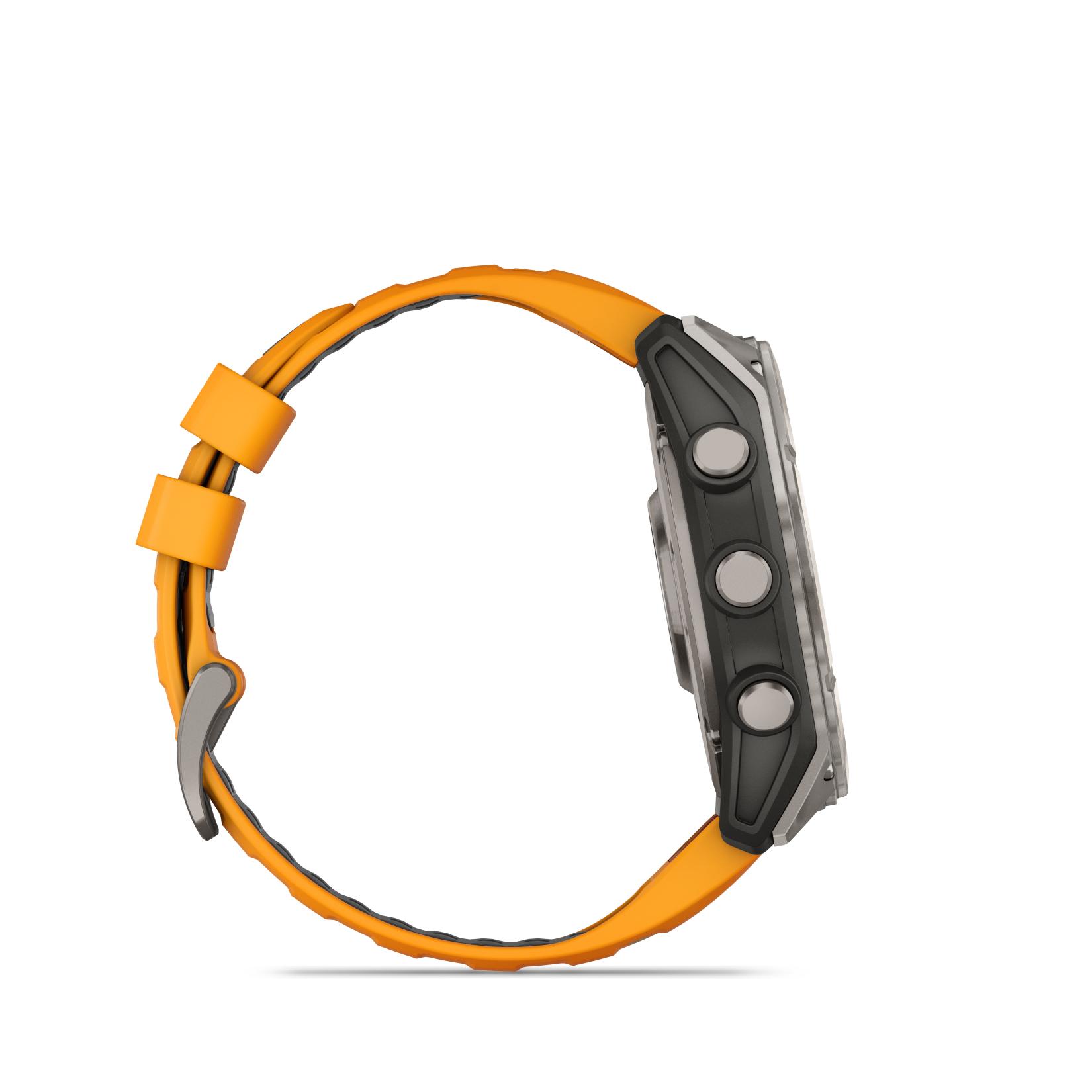 Garmin Fenix 8 47mm Amoled Sapphire Titan/Orange