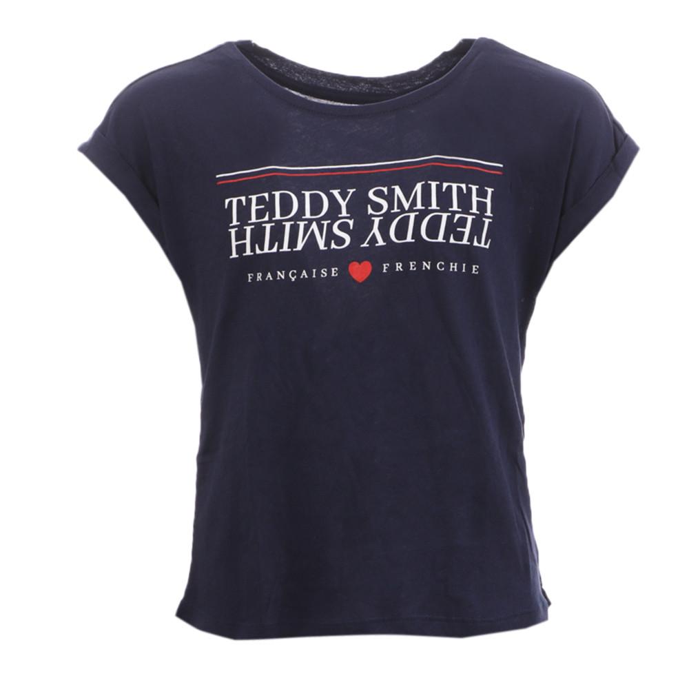 Teddy Smith T-shirt Marine Fille Teddy Smith Trobali
