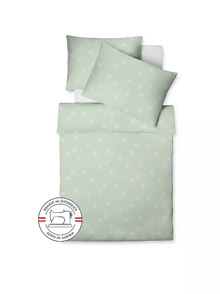 FLEURESSE Tencel Bettwäsche Dream Deluxe 70x90cm / 140x200cm Aloe mint