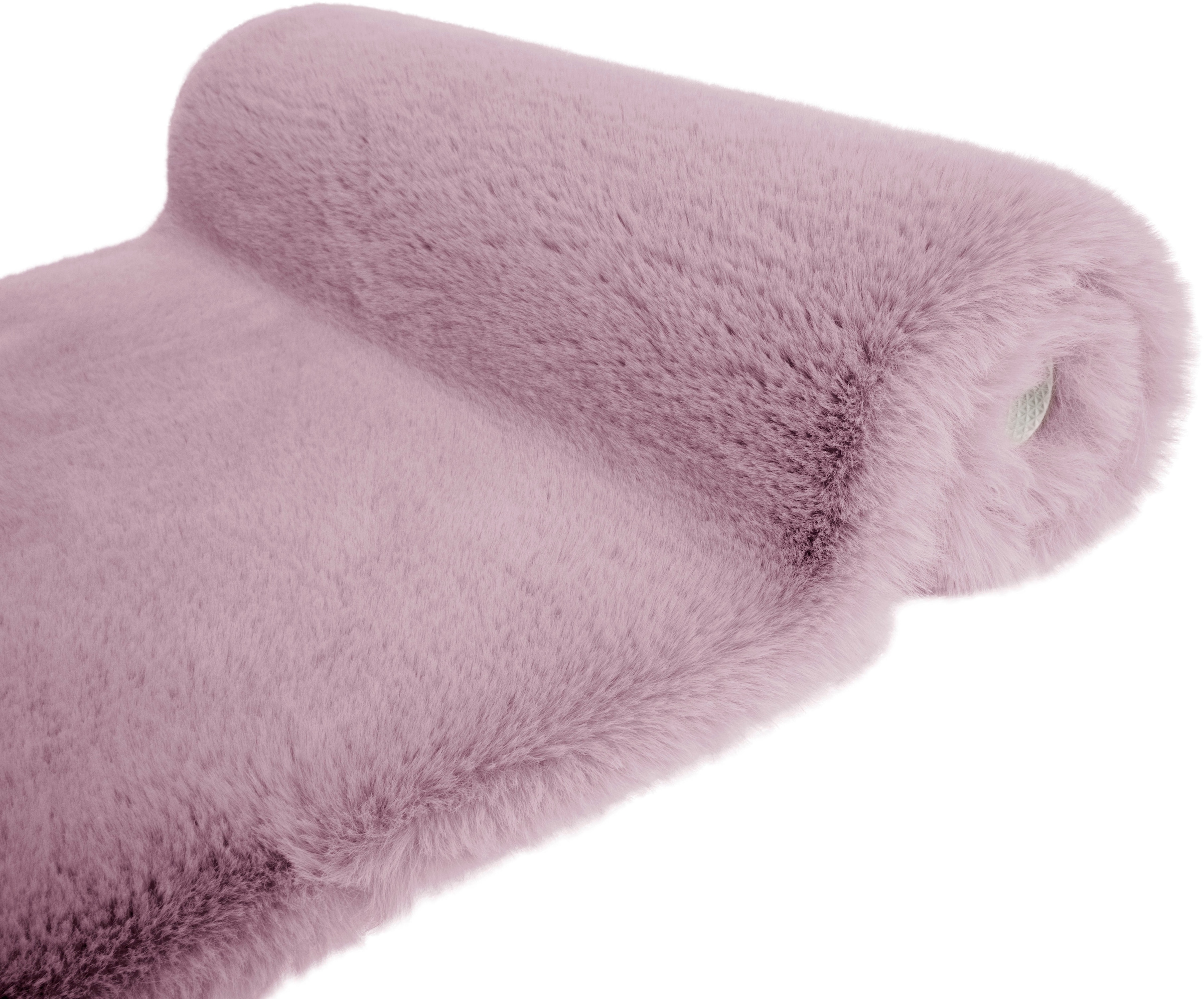 my home Badematte »Rabbit Badematten, Badvorleger, Badezimmer Teppich« Höhe 30 mm rutschhemmend beschichtet fussbodenheizungsgeeignet | schnell trocknend | strapazierfähig Kaninchenfell-Haptik, Badteppich, rechteckig, rund & als 3-tlg. Set
