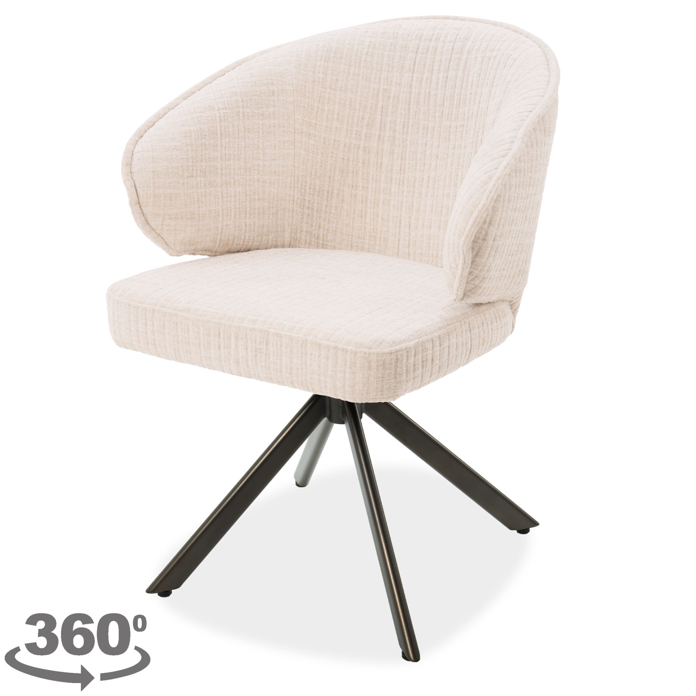 Eetkamerstoel Hanok B62 x D61 x H79.5 cm