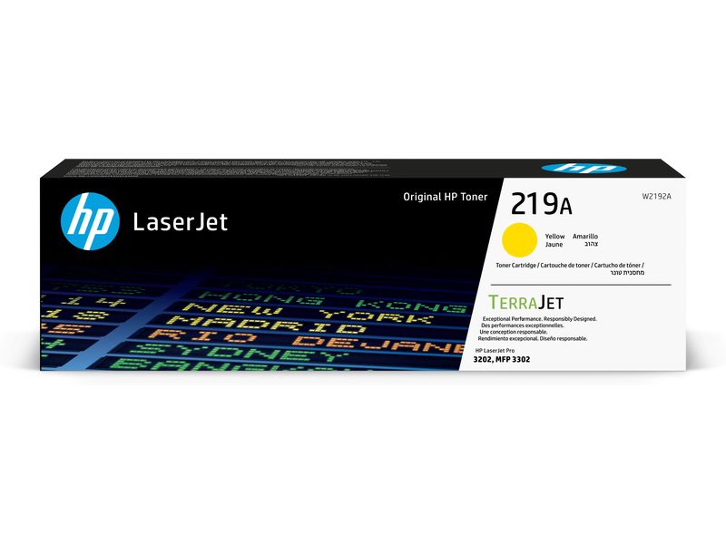 HP Toner 219A  (W2192A) Yellow Druckerpatrone, Gelb