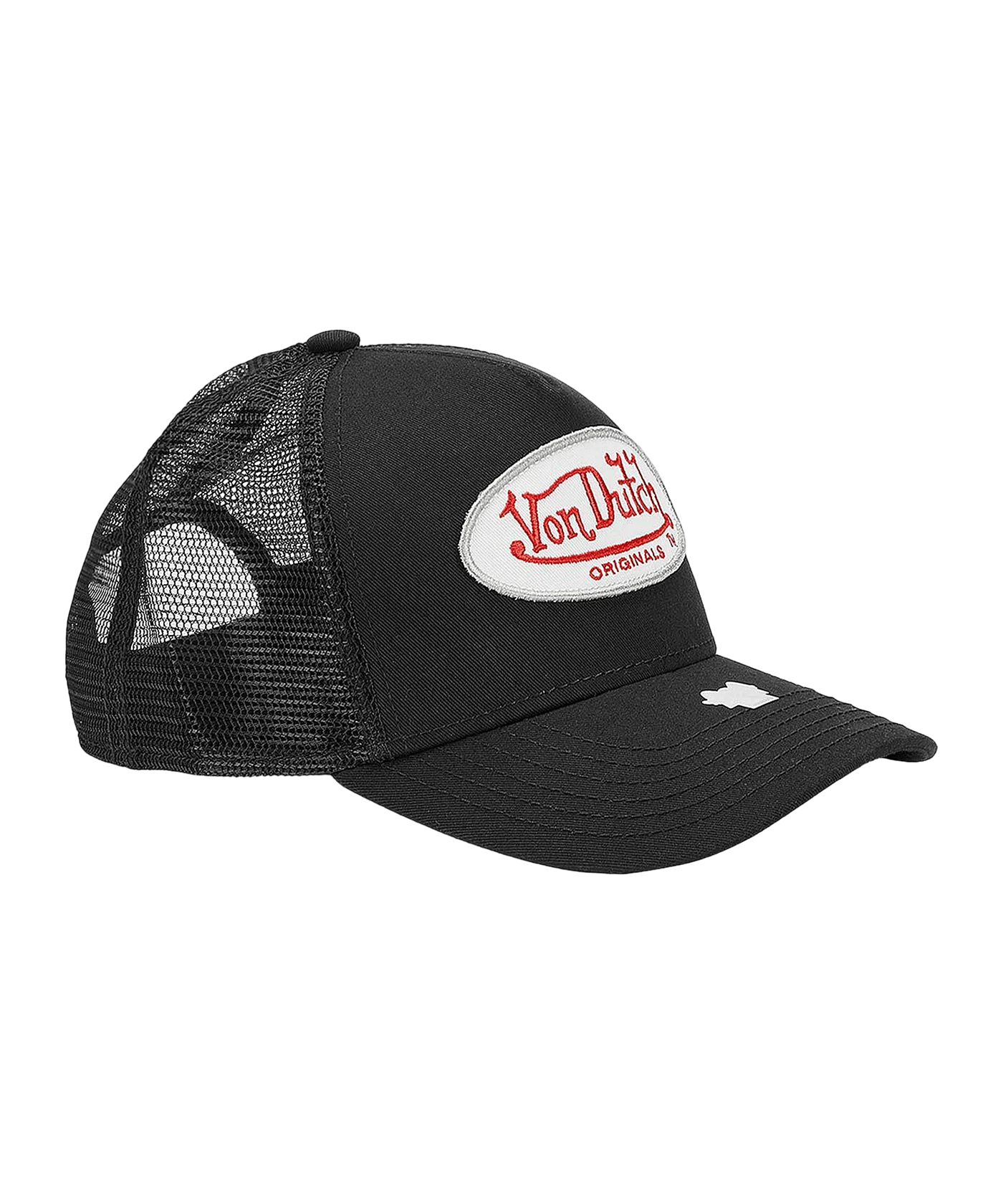 Von Dutch Boston Trucker Cap Schwarz Rot